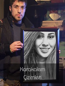 Karakalem Portre Çalışmaları